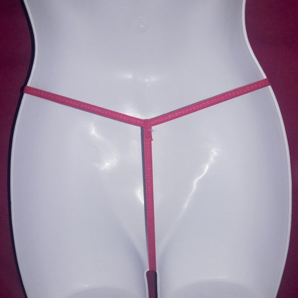 Sheer Pink Mesh Lace Handkerchief Babydoll Set O/S - Picture 7 of 7